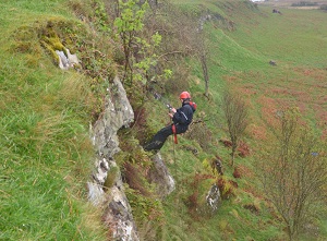 abseiling
